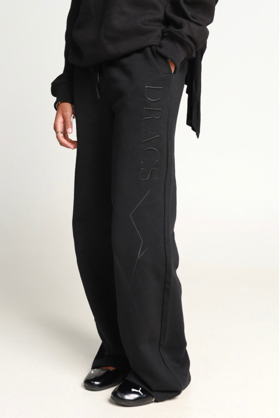 DRACS 002 elevated wide leg sweatpants